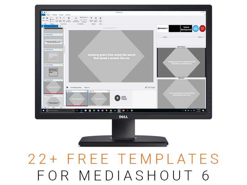 Free MediaShout Templates