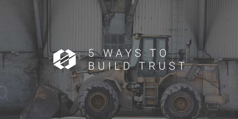 build trust 5 ways