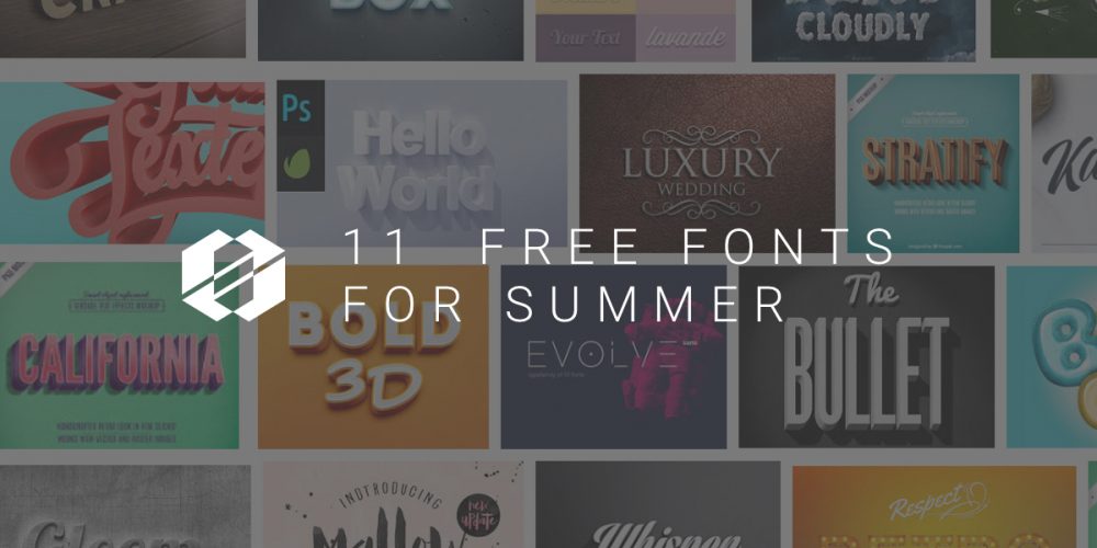 11 Free Fonts for Summer