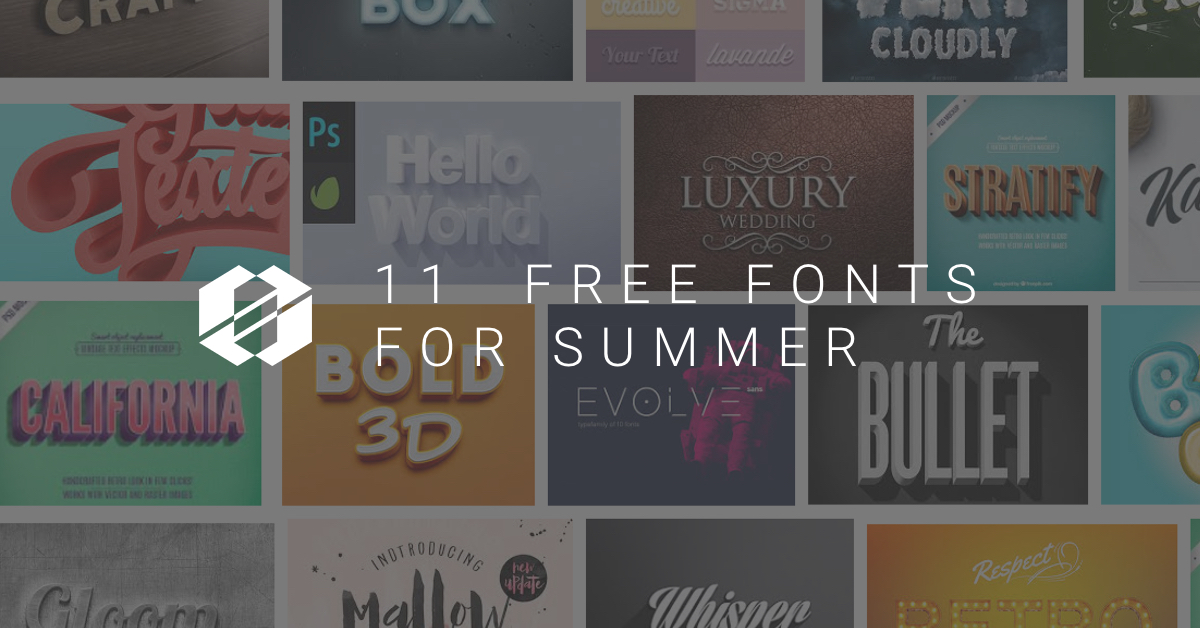 11 Free Fonts for Summer