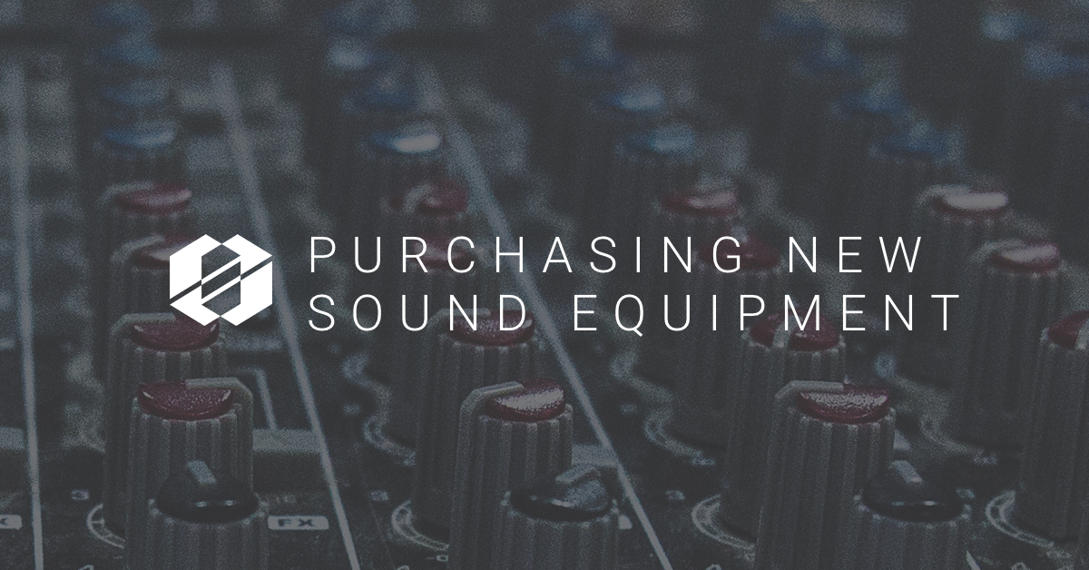 New-sound-equipment-purchase