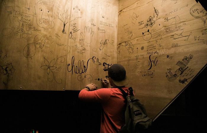 Creative experience pod at SALT Conference