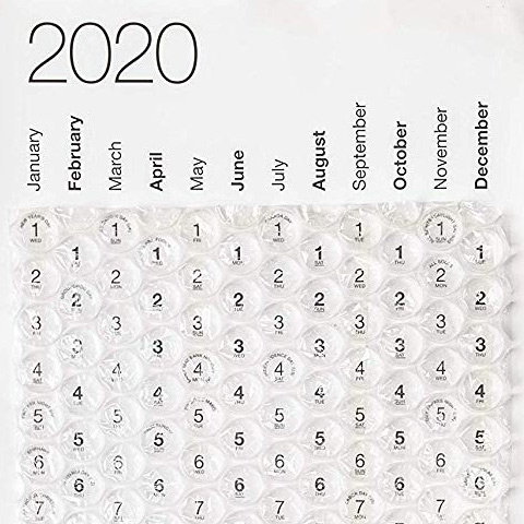 Bubble Wrapper Wall Calender - Christmas ideas from SALT Community