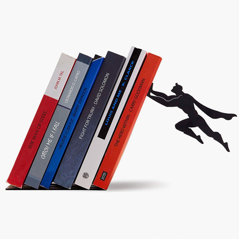 superhero bookshelf holder - Christmas ideas from SALT Community