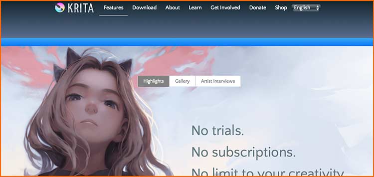 Photoshop Alternative - Krita