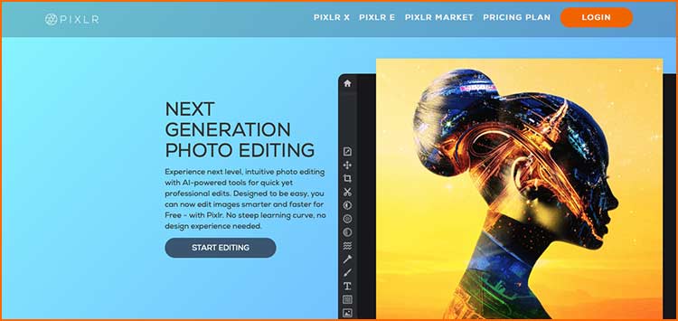 Photoshop Alternative - Pixlr