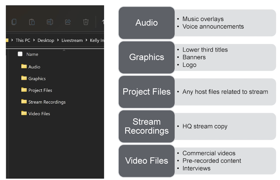 Data Management for Livestreaming